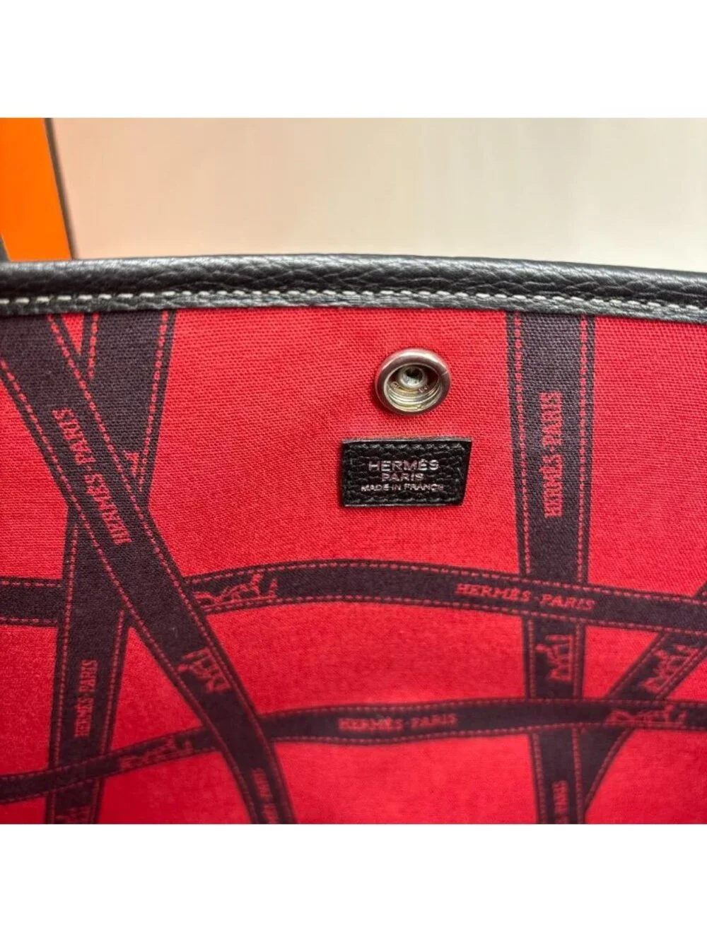 Hermes Garden Party 36 Bolduc Ribbon Tote